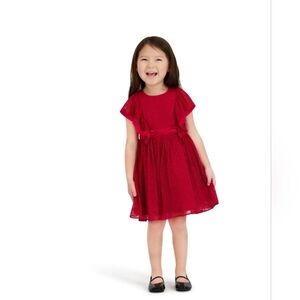 Kensie Girl Metallic Pleated Dress